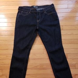 Old Navy Flirt Style Dark Blue Straight Leg Jeans